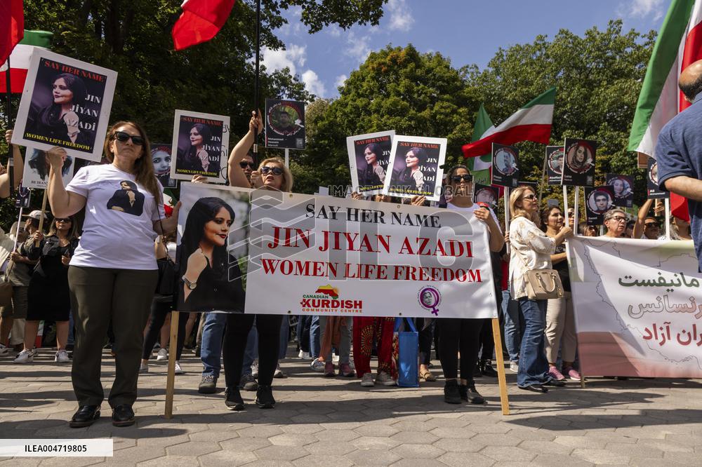 Mahsa Amini Memorial Held in Toronto - Australia