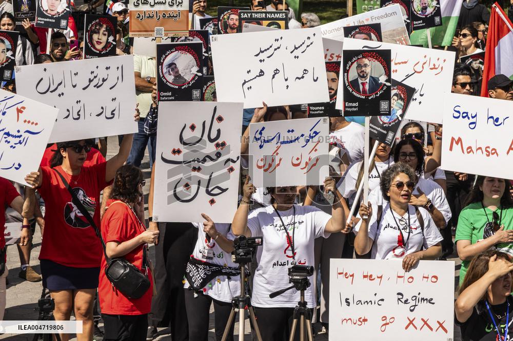 Mahsa Amini Memorial Held in Toronto - Australia