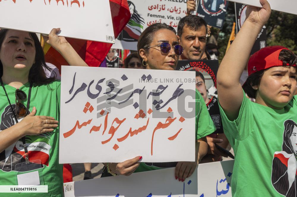 Mahsa Amini Memorial Held in Toronto - Australia