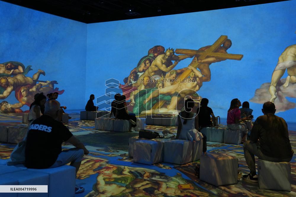 Leonardo versus Michelangelo Exhibition - Barcelona