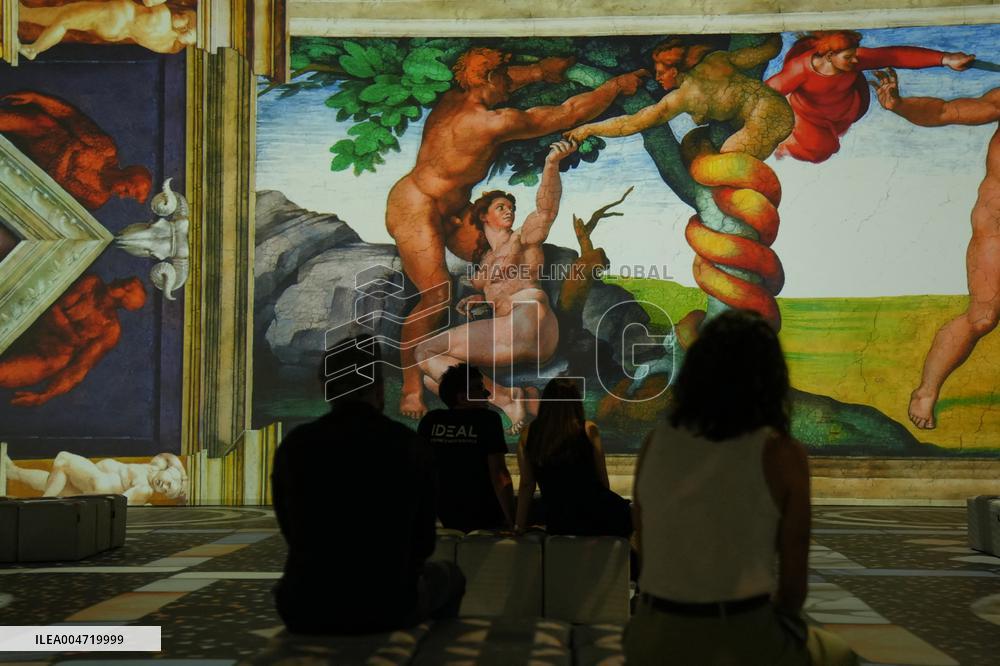 Leonardo versus Michelangelo Exhibition - Barcelona