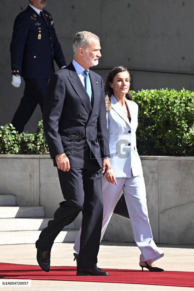 King Felipe VI and Queen Letizia Head To Egypt - Madrid