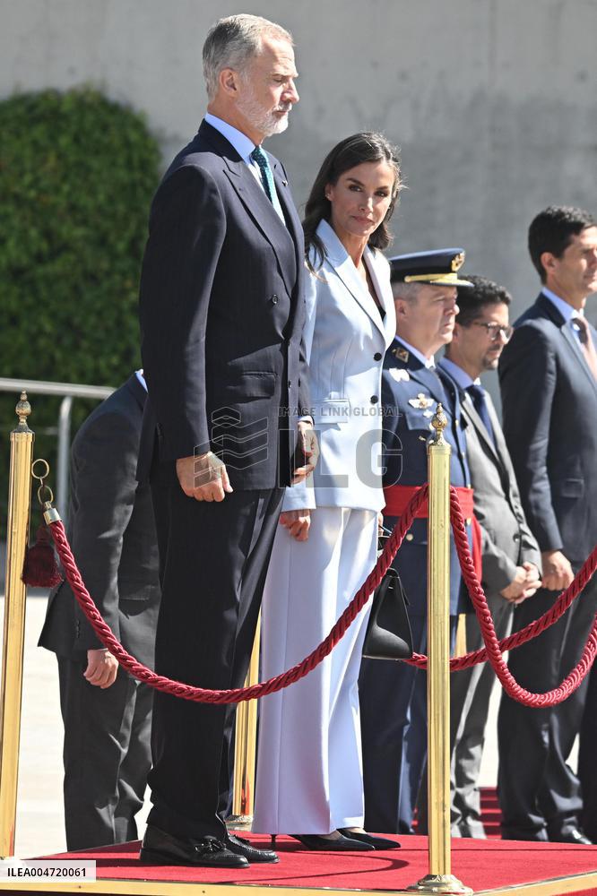 King Felipe VI and Queen Letizia Head To Egypt - Madrid