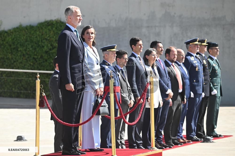 King Felipe VI and Queen Letizia Head To Egypt - Madrid