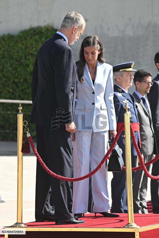 King Felipe VI and Queen Letizia Head To Egypt - Madrid