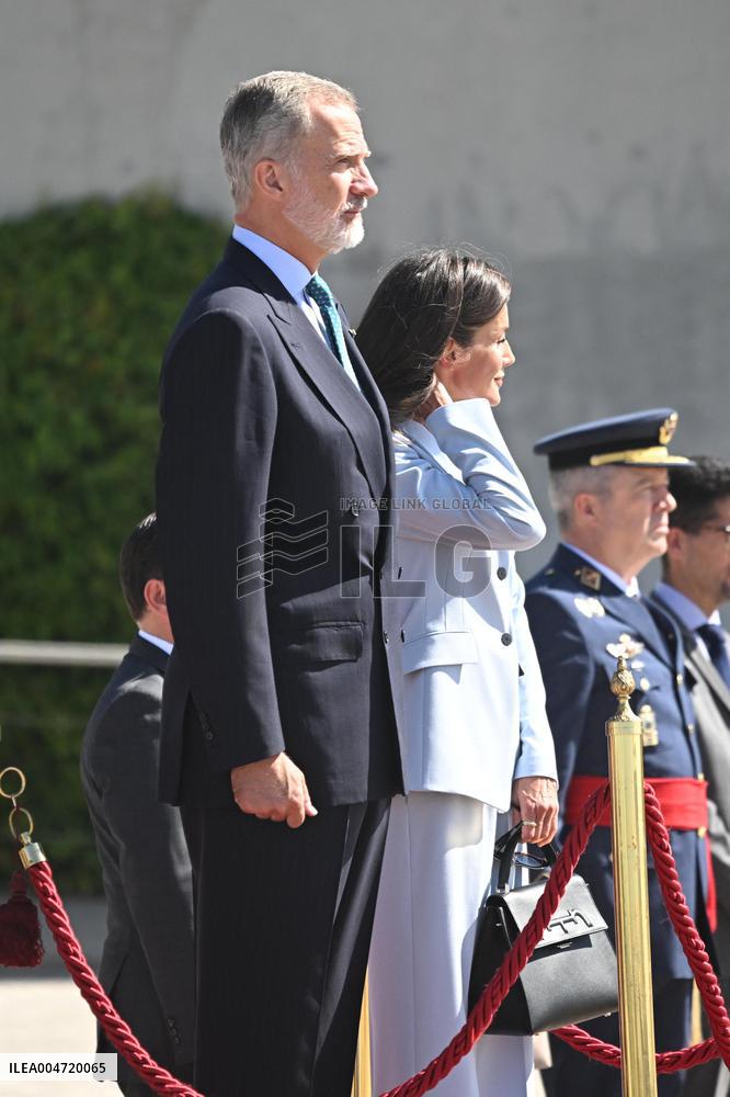King Felipe VI and Queen Letizia Head To Egypt - Madrid