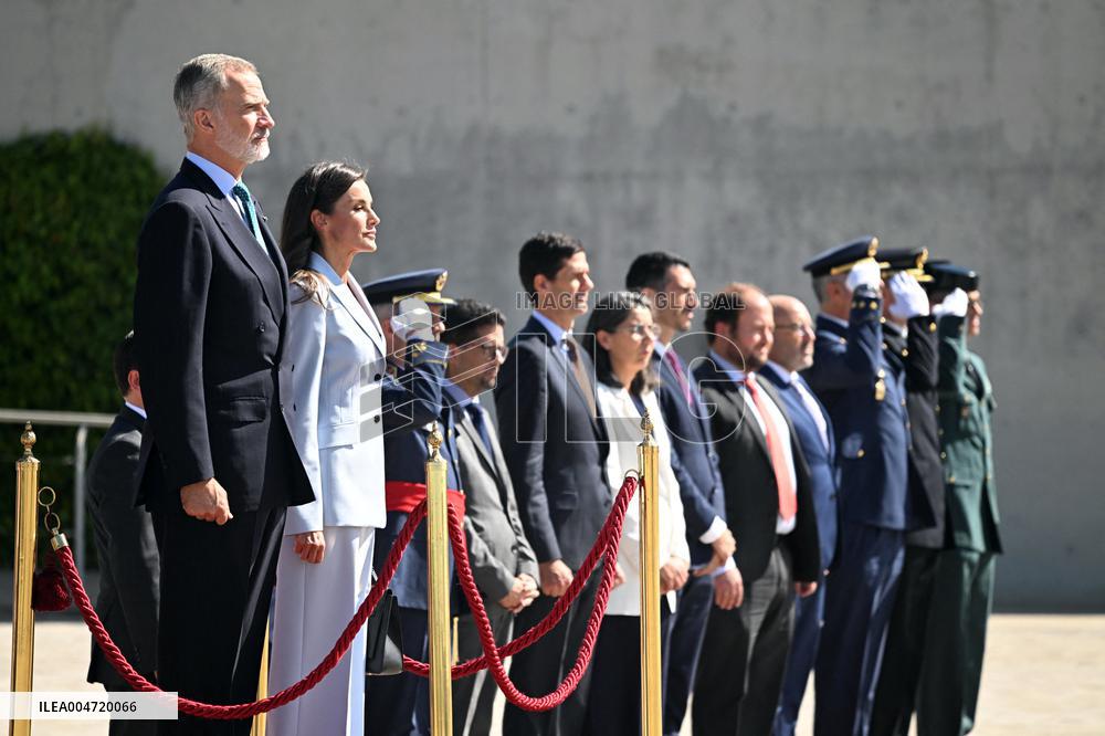 King Felipe VI and Queen Letizia Head To Egypt - Madrid