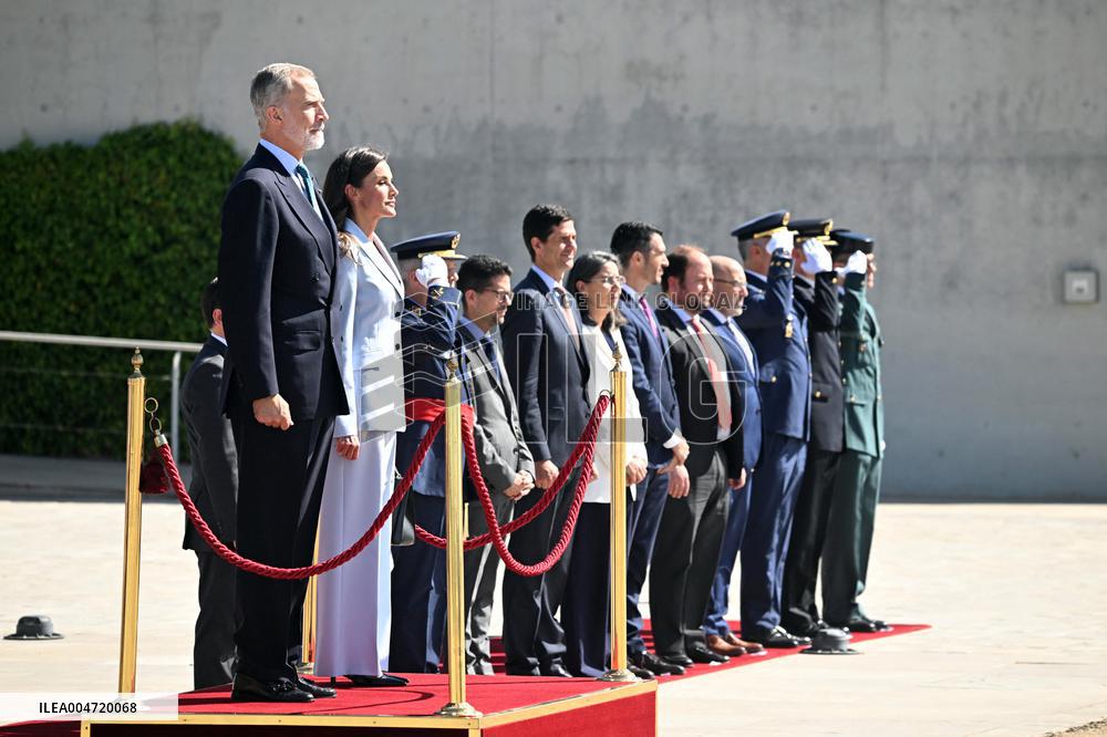 King Felipe VI and Queen Letizia Head To Egypt - Madrid