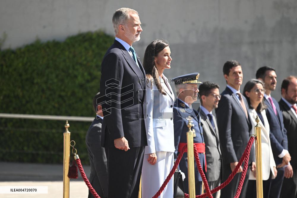 King Felipe VI and Queen Letizia Head To Egypt - Madrid