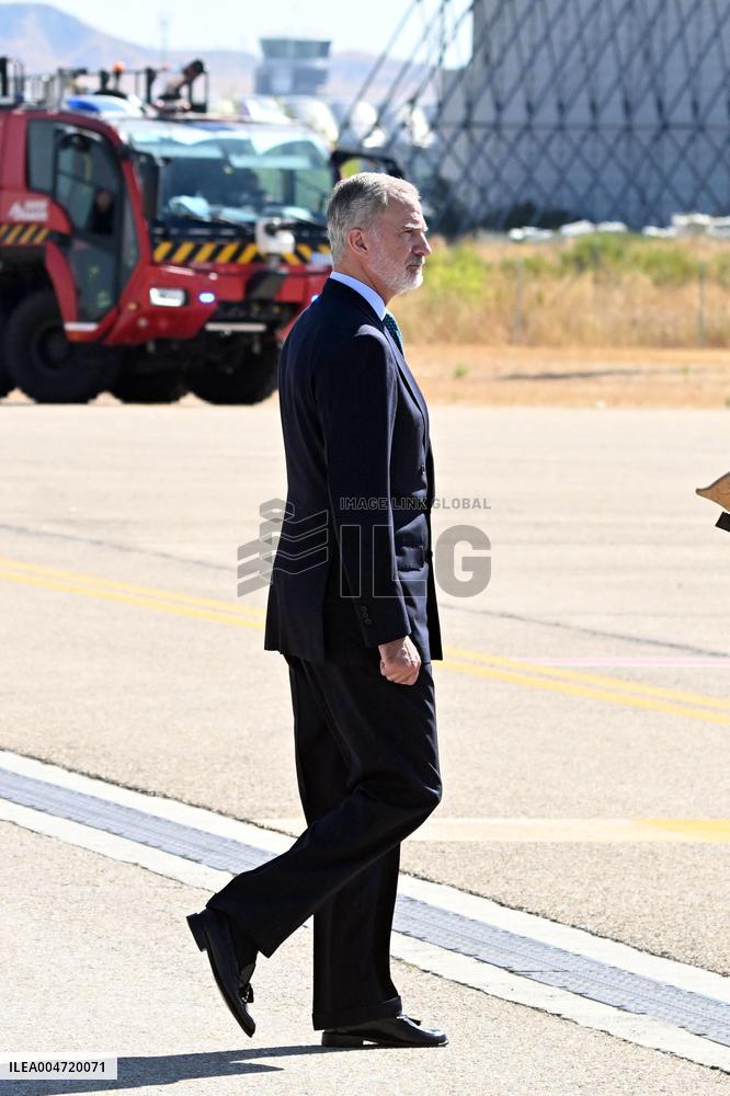 King Felipe VI and Queen Letizia Head To Egypt - Madrid