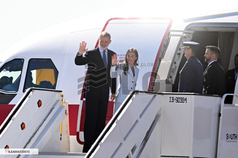 King Felipe VI and Queen Letizia Head To Egypt - Madrid