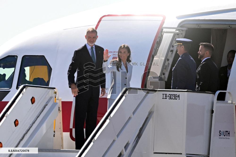 King Felipe VI and Queen Letizia Head To Egypt - Madrid