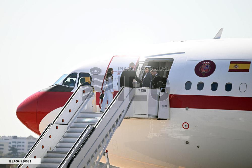 King Felipe VI and Queen Letizia Head To Egypt - Madrid