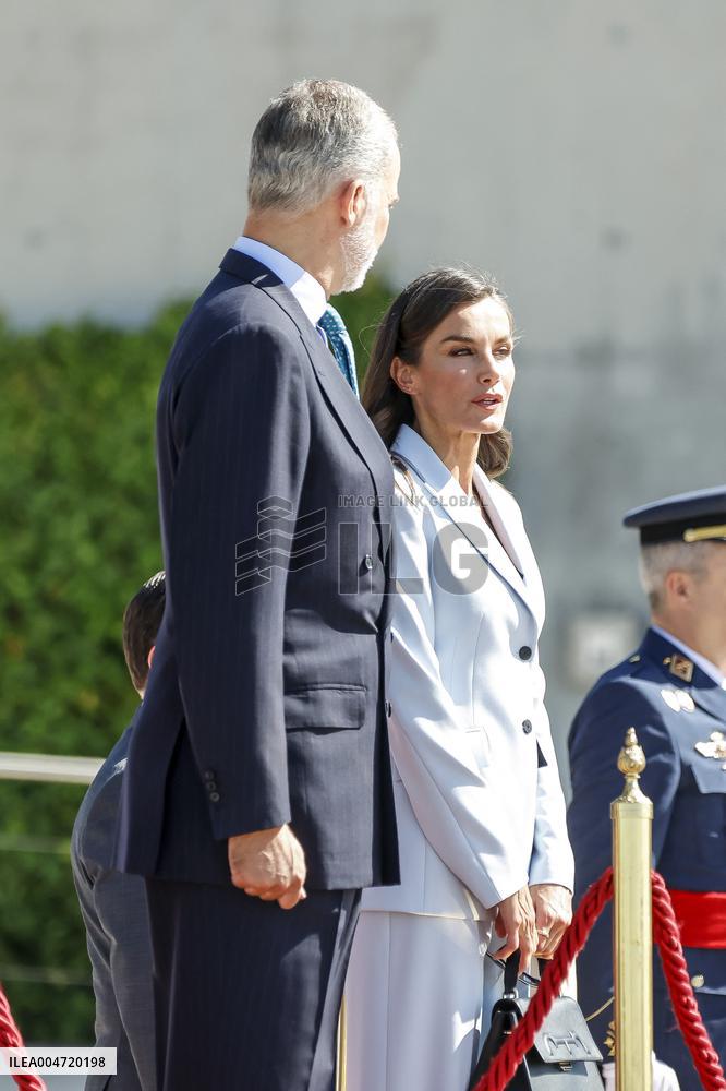 King Felipe VI and Queen Letizia Head To Egypt - Madrid