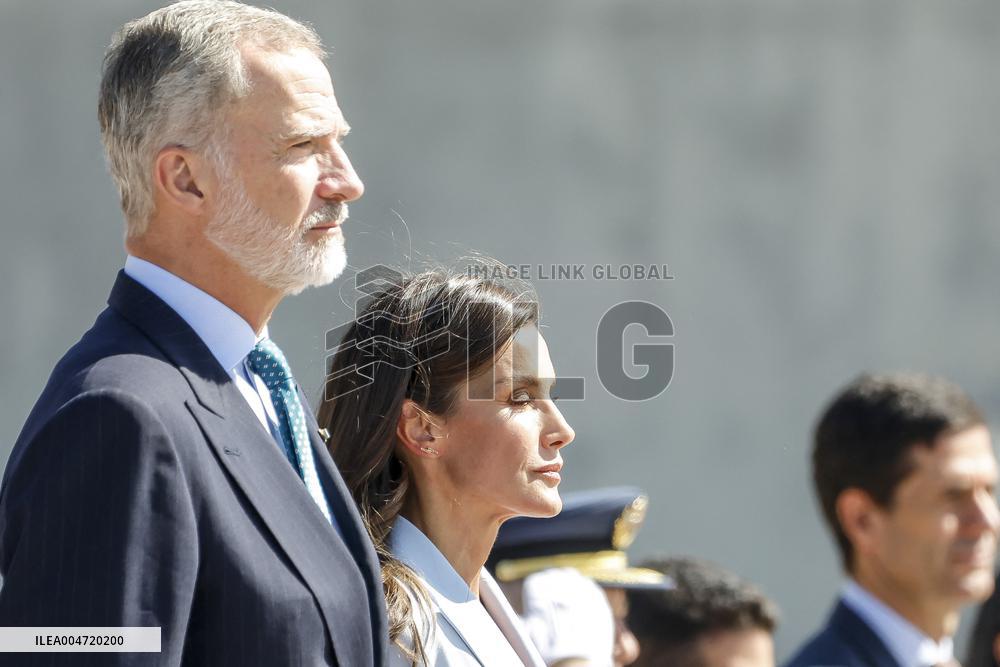 King Felipe VI and Queen Letizia Head To Egypt - Madrid
