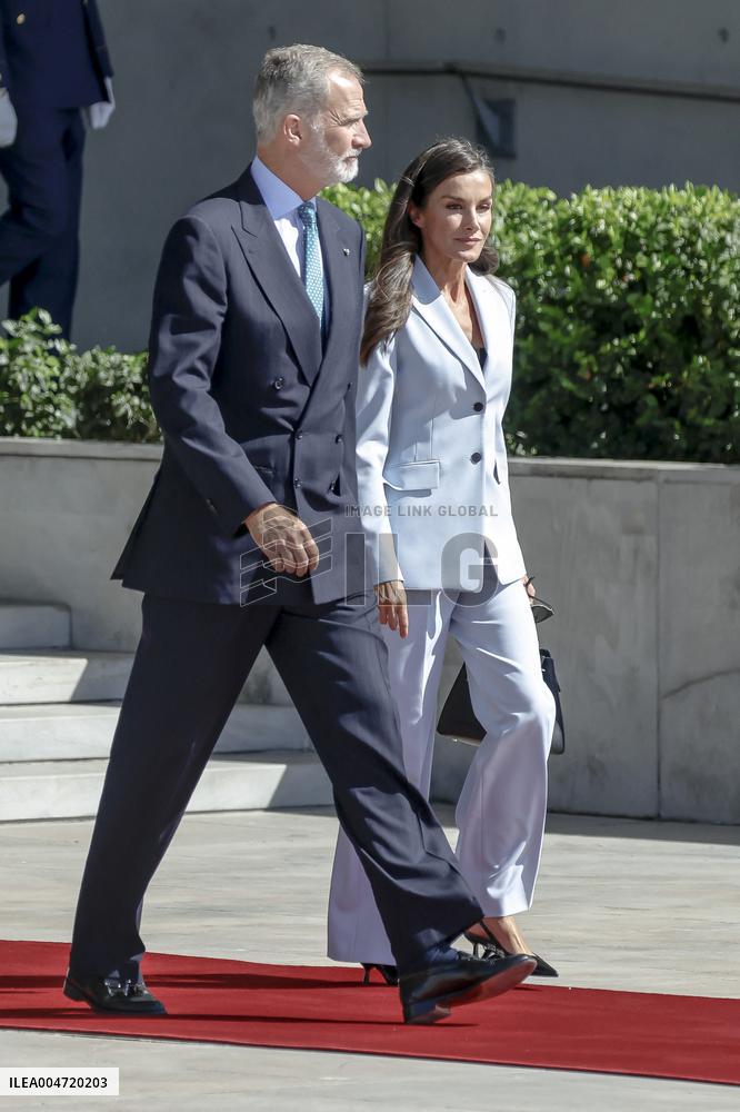 King Felipe VI and Queen Letizia Head To Egypt - Madrid