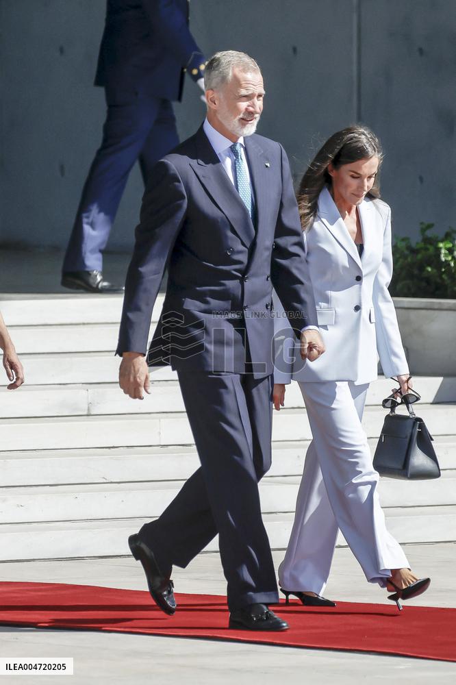 King Felipe VI and Queen Letizia Head To Egypt - Madrid