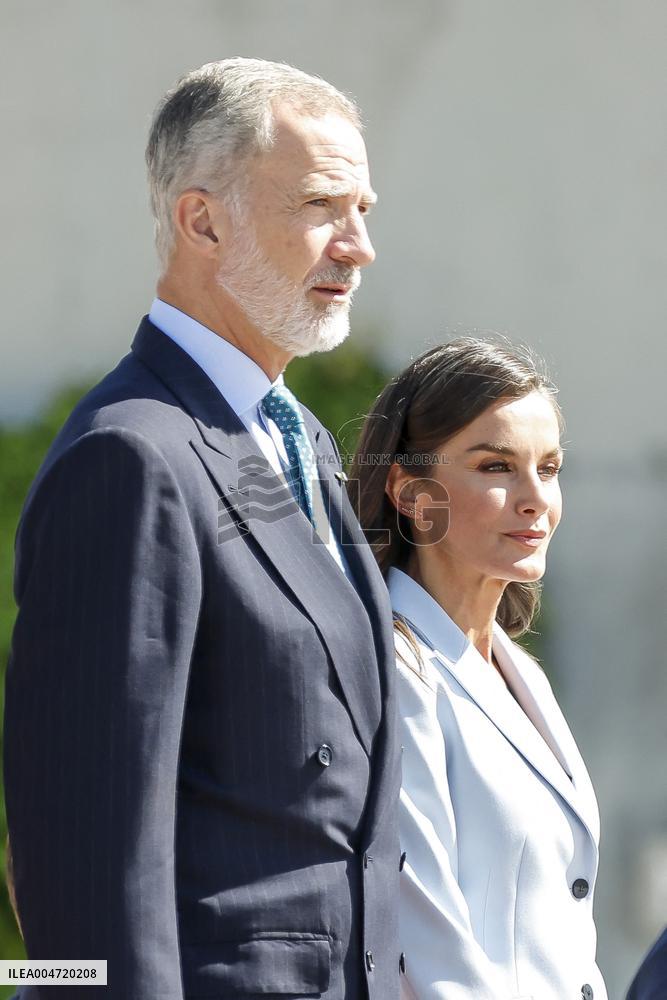 King Felipe VI and Queen Letizia Head To Egypt - Madrid
