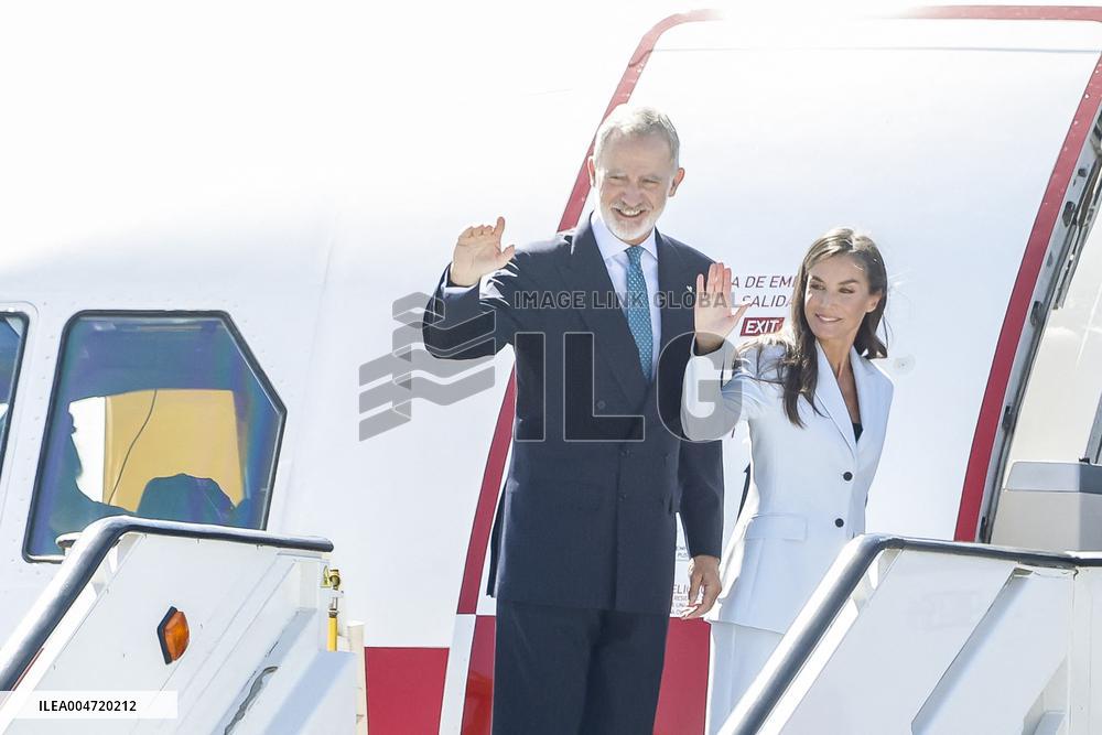 King Felipe VI and Queen Letizia Head To Egypt - Madrid