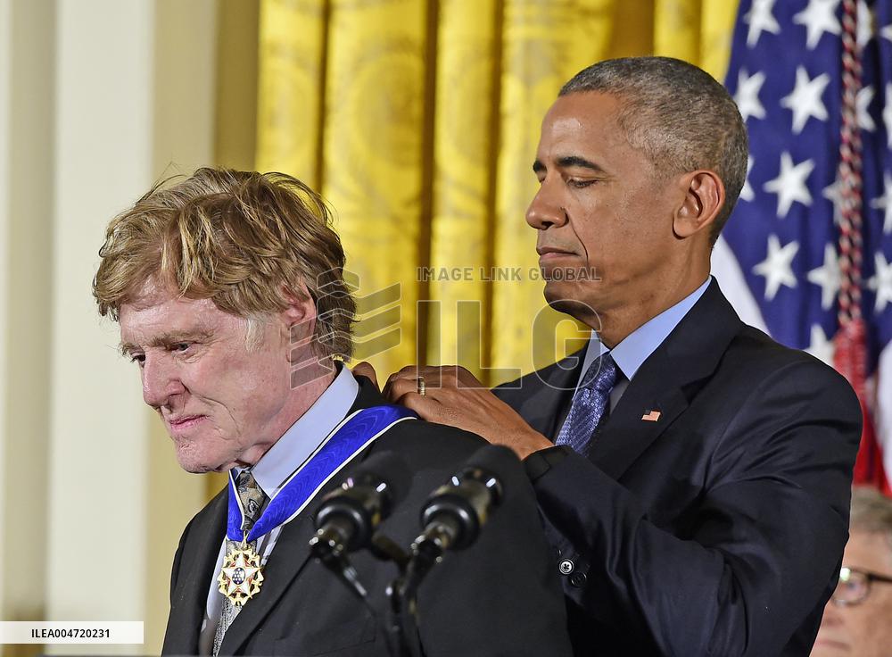 Robert Redford Receives the Presidential Medal of Freedom