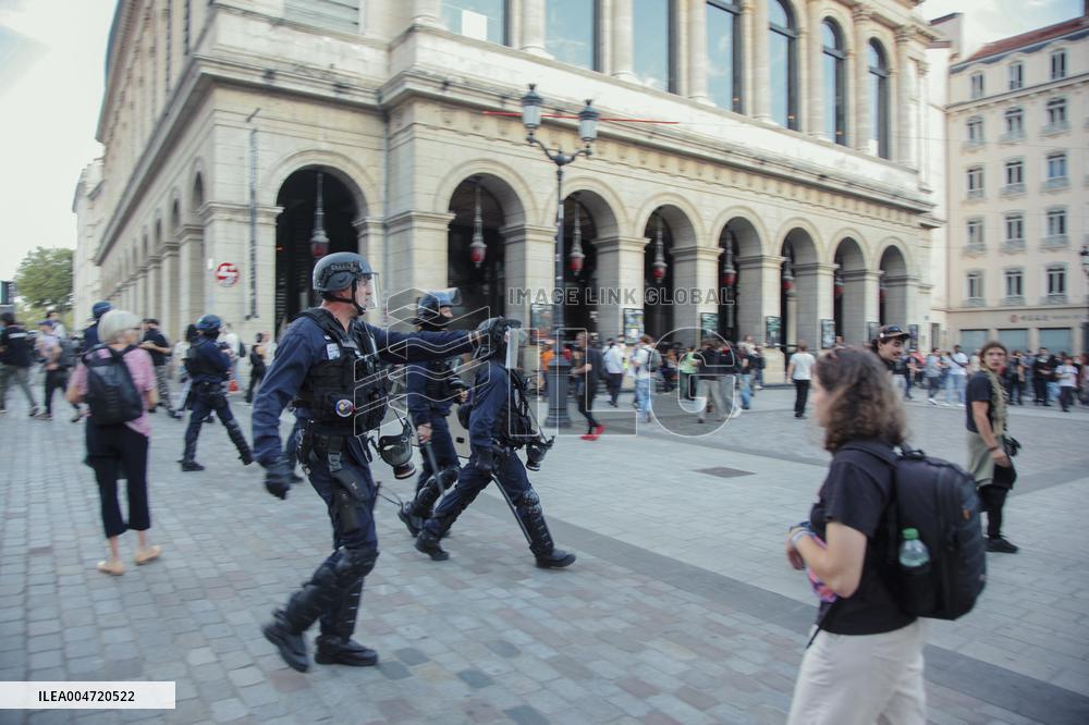 Let’s Block Everything Protests - Lyon