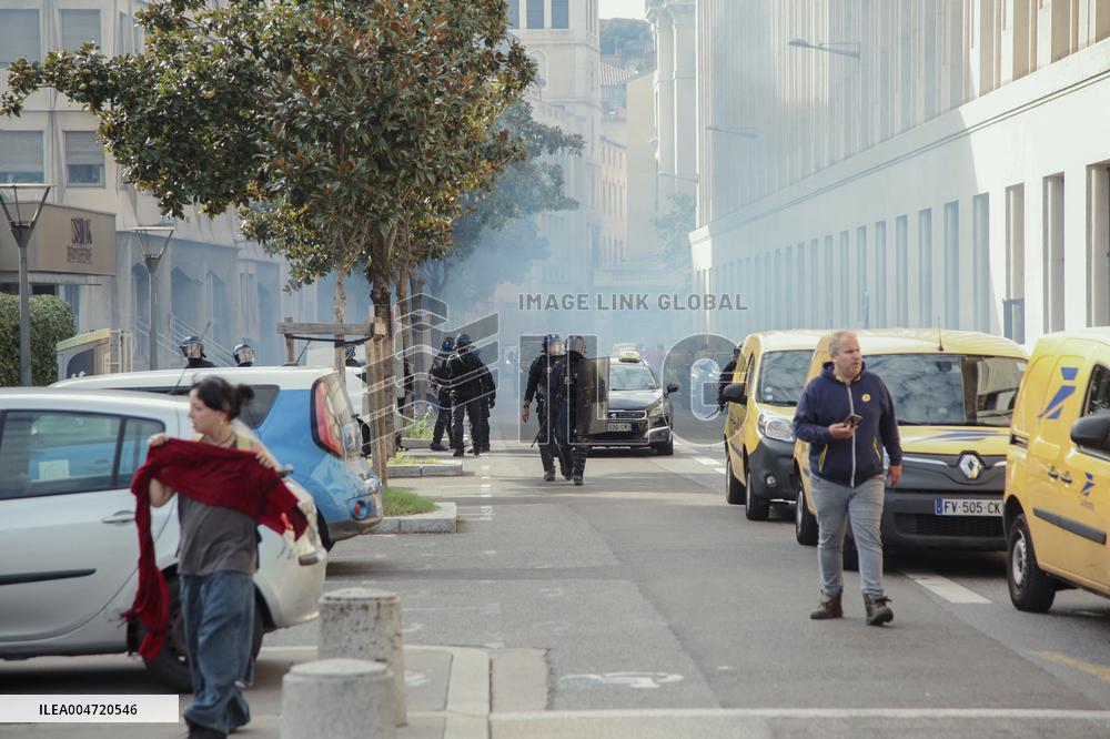 Let’s Block Everything Protests - Lyon