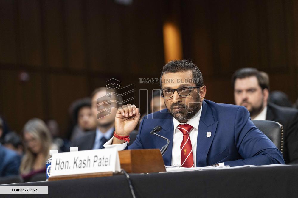 FBI Director Kash Patel testifies before the House Judiciary Committee during an oversight hearing on Capitol Hill.