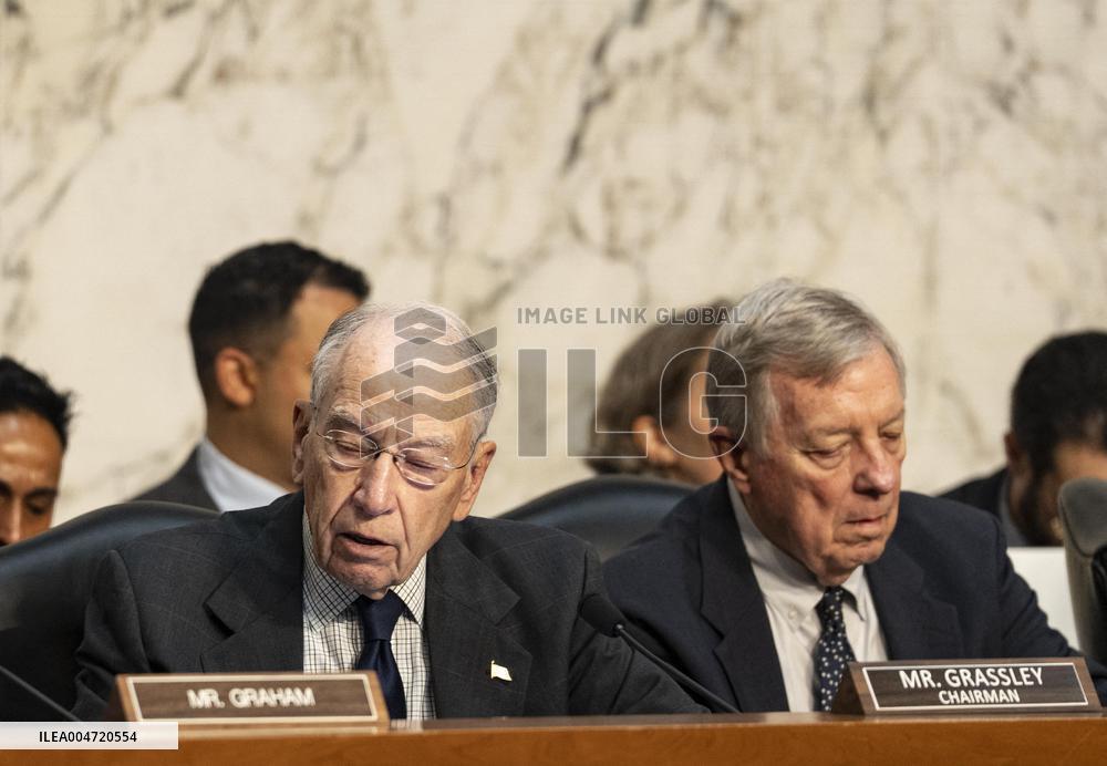 FBI Director Kash Patel testifies before the House Judiciary Committee during an oversight hearing on Capitol Hill.