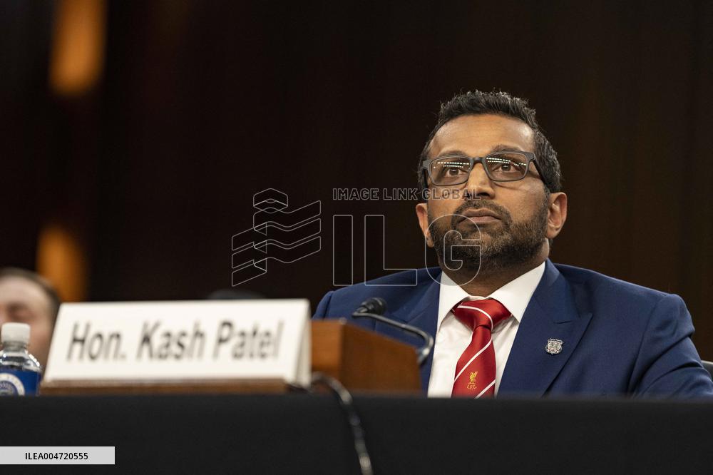 FBI Director Kash Patel testifies before the House Judiciary Committee during an oversight hearing on Capitol Hill.