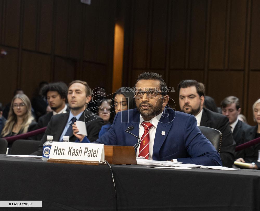 FBI Director Kash Patel testifies before the House Judiciary Committee during an oversight hearing on Capitol Hill.