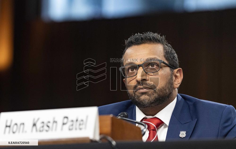 FBI Director Kash Patel testifies before the House Judiciary Committee during an oversight hearing on Capitol Hill.