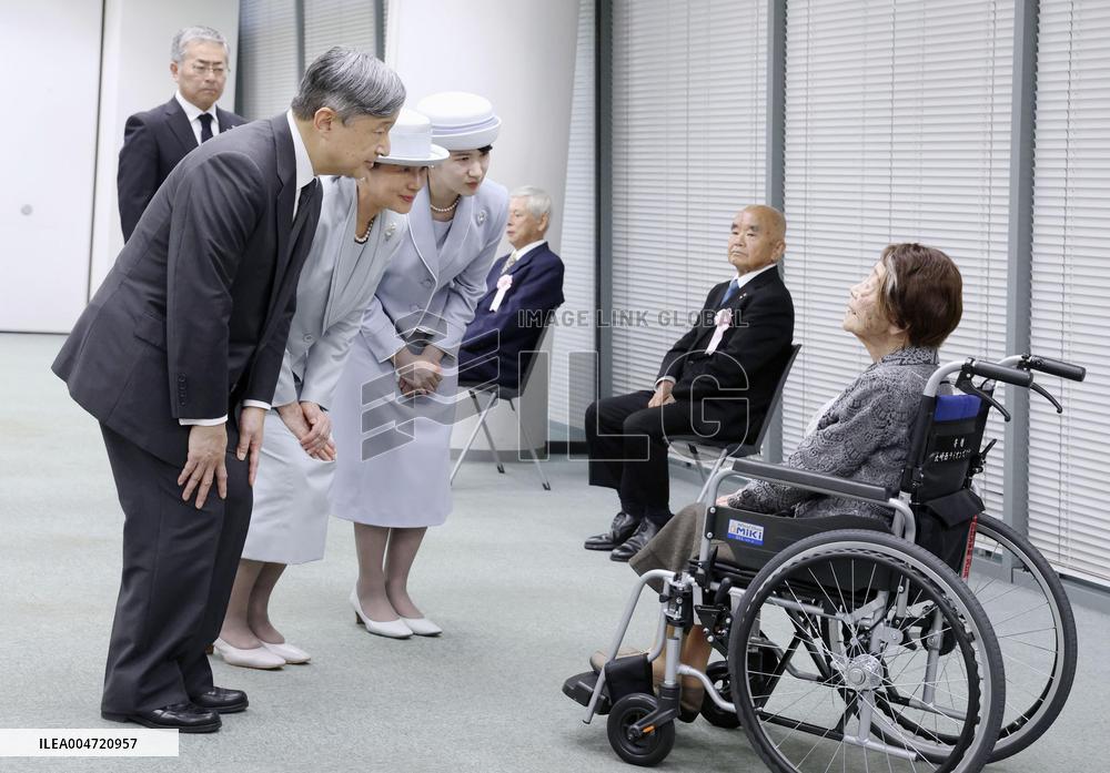 Japanese emperor's family in Nagasaki