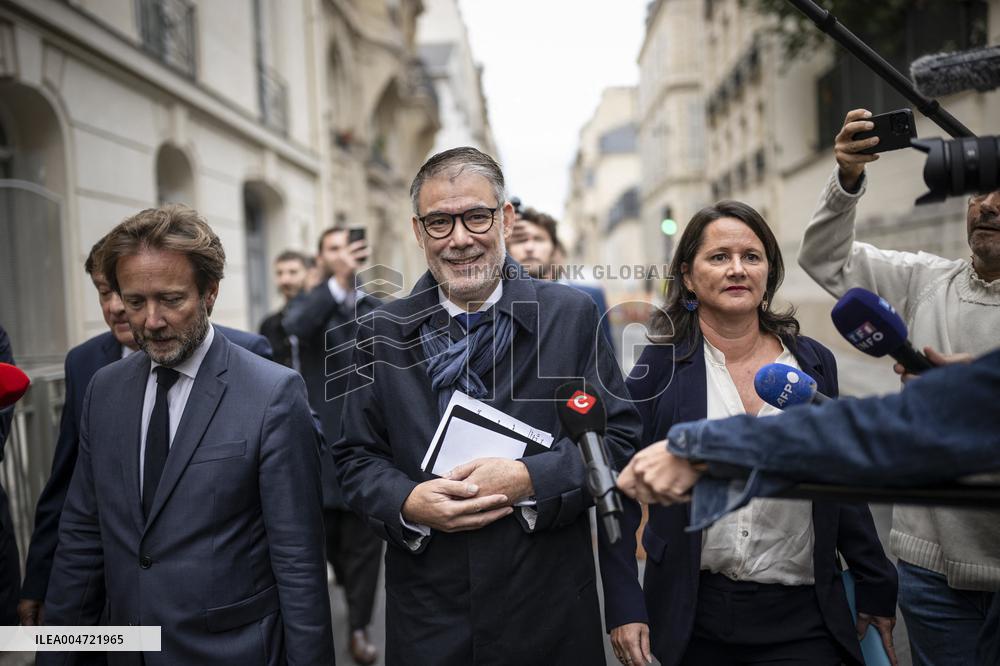 PM Lecornu Meets With Socialist party Heads - Paris