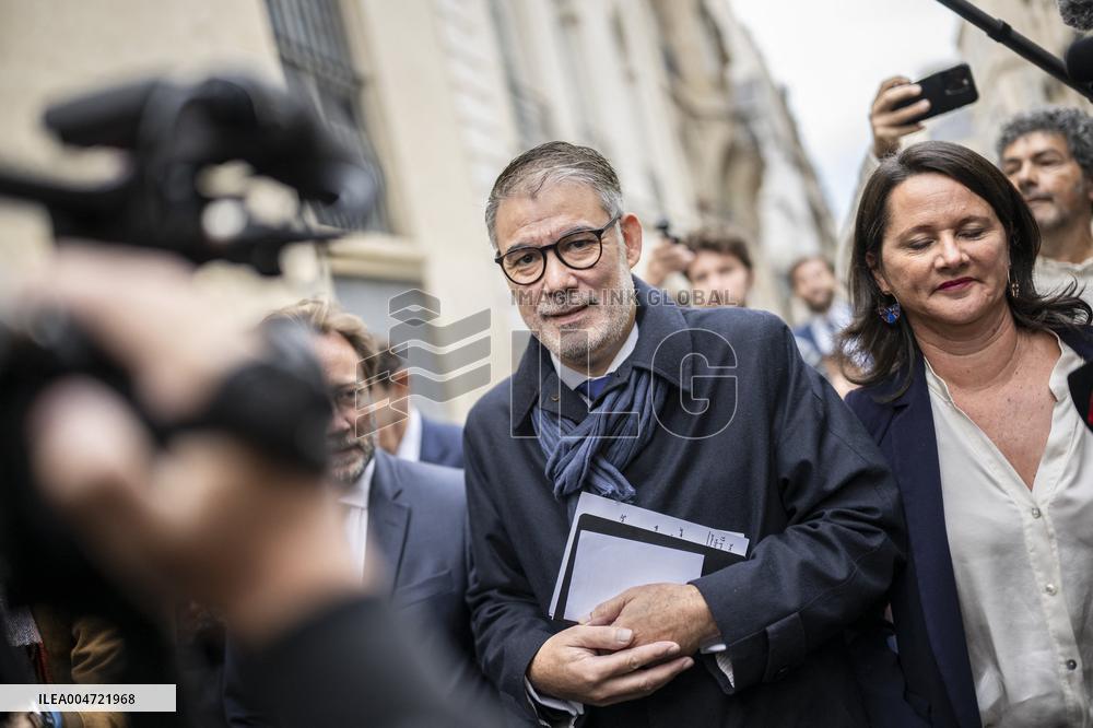 PM Lecornu Meets With Socialist party Heads - Paris