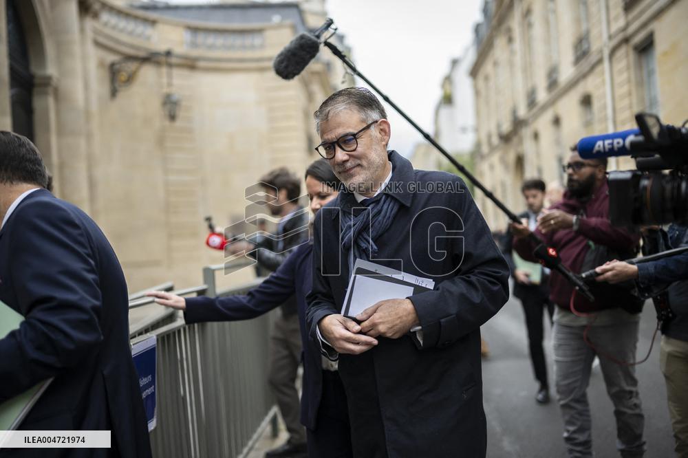 PM Lecornu Meets With Socialist party Heads - Paris