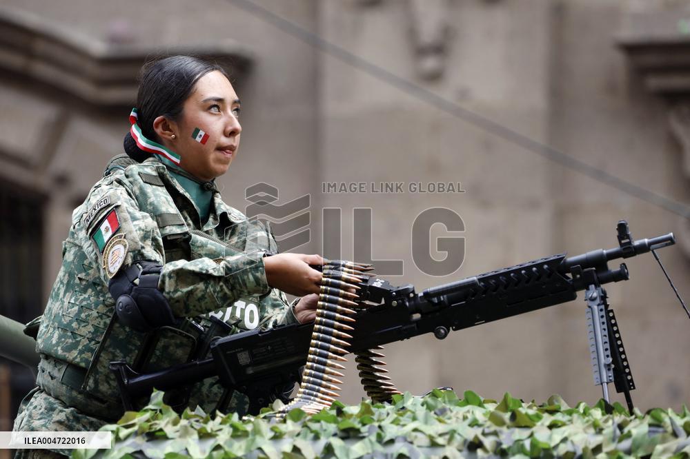 Military Parade For The 215th Anniversary Of Mexican Independence Day - Mexico