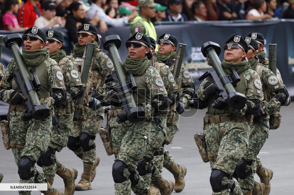 Military Parade For The 215th Anniversary Of Mexican Independence Day - Mexico