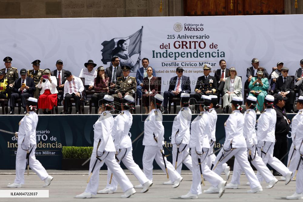 Military Parade For The 215th Anniversary Of Mexican Independence Day - Mexico