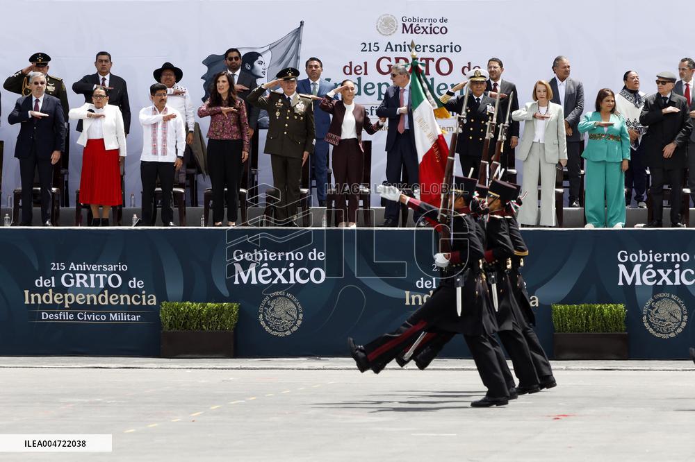 Military Parade For The 215th Anniversary Of Mexican Independence Day - Mexico