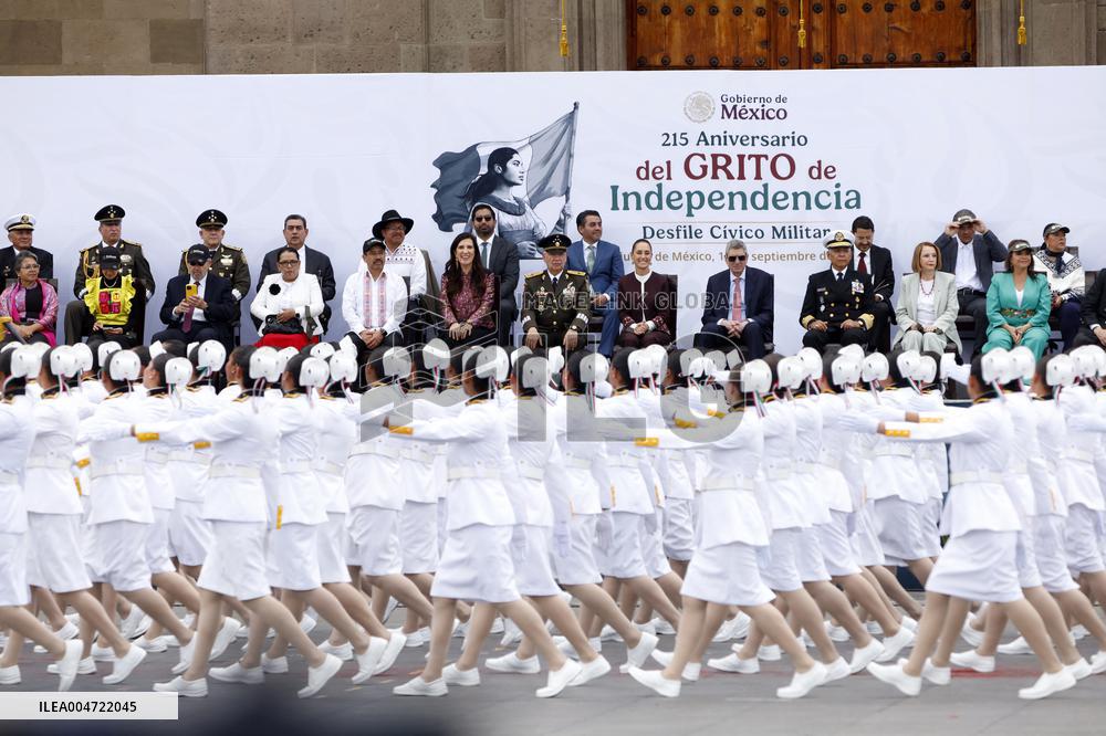 Military Parade For The 215th Anniversary Of Mexican Independence Day - Mexico
