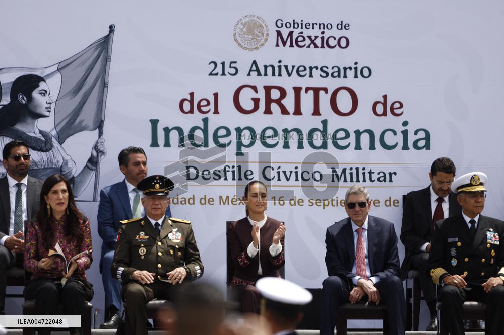 Military Parade For The 215th Anniversary Of Mexican Independence Day - Mexico