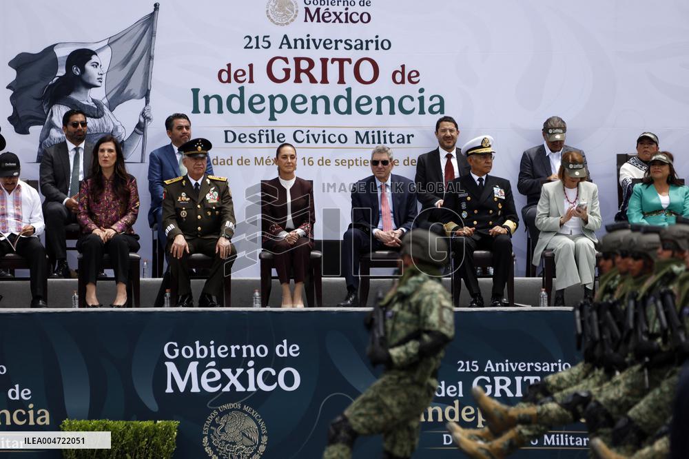 Military Parade For The 215th Anniversary Of Mexican Independence Day - Mexico