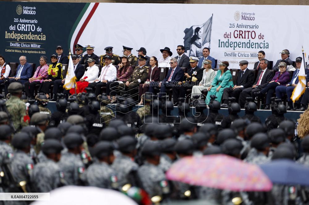 Military Parade For The 215th Anniversary Of Mexican Independence Day - Mexico