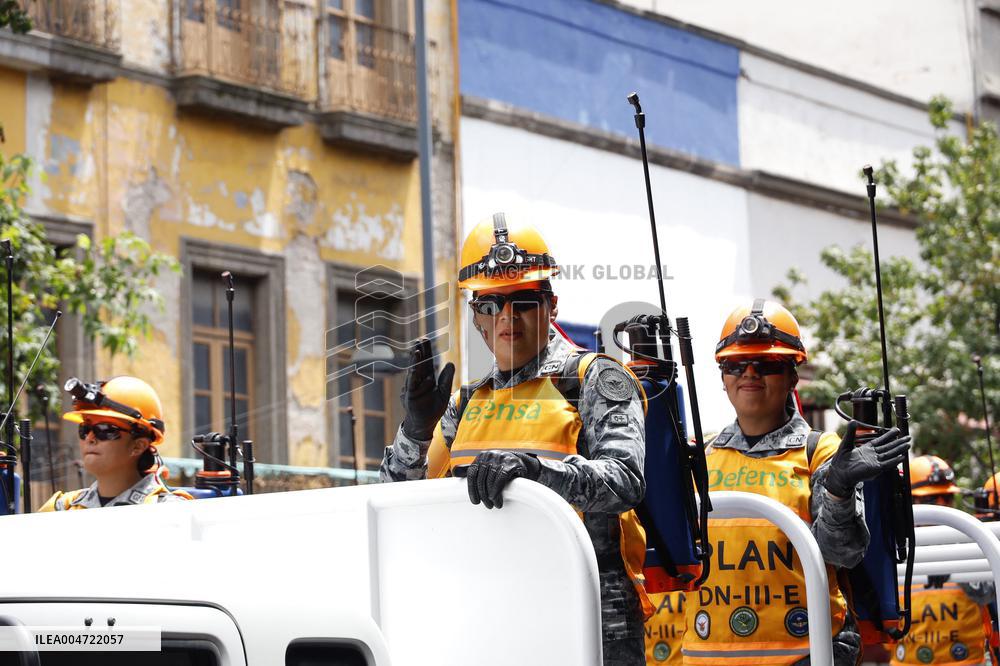 Military Parade For The 215th Anniversary Of Mexican Independence Day - Mexico