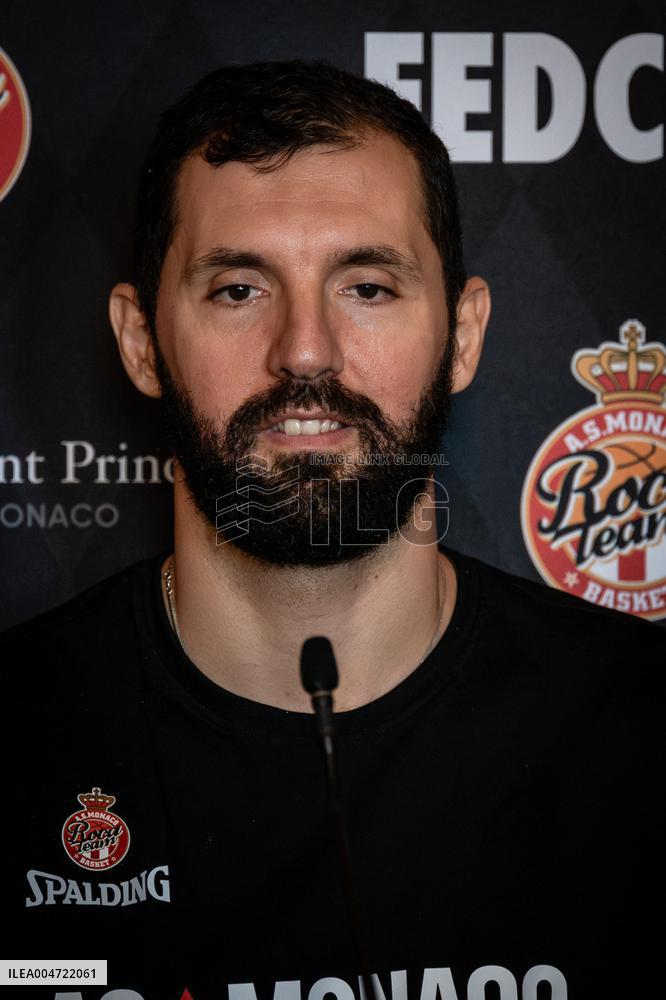 AS Monaco Basketball Preseason Press Conference - Monaco