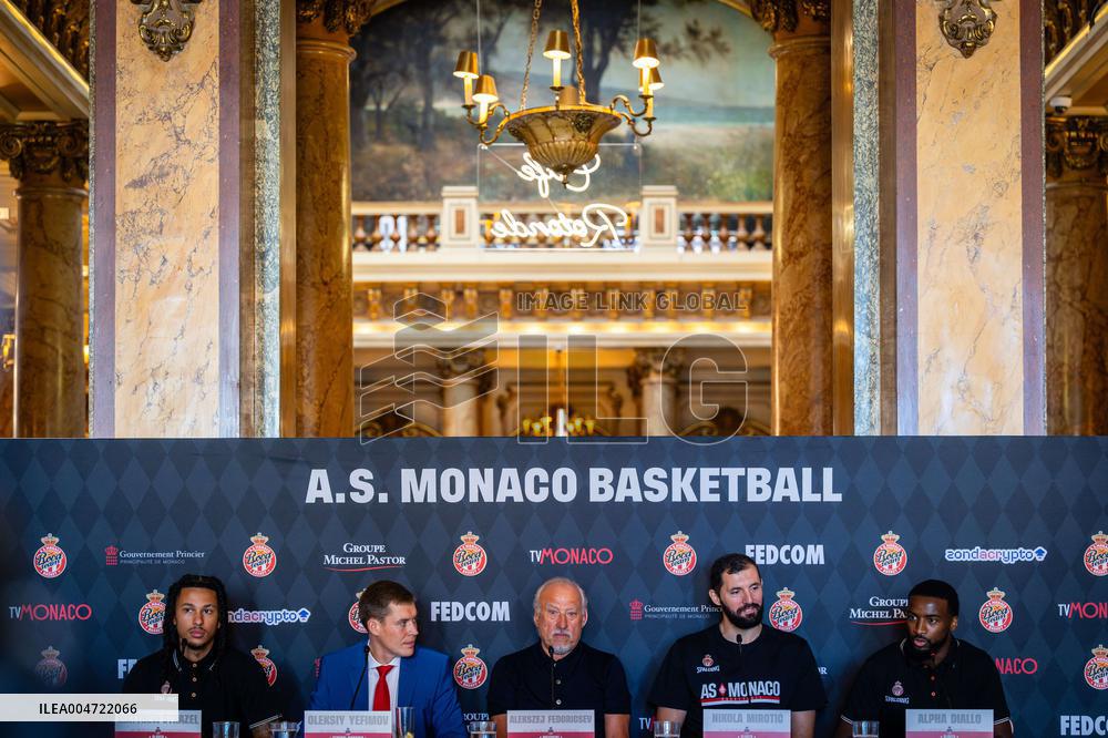 AS Monaco Basketball Preseason Press Conference - Monaco