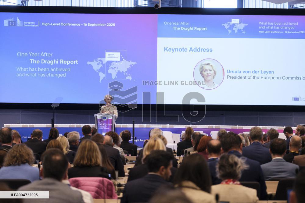 One Year After Draghi's Report Conference - Brussels