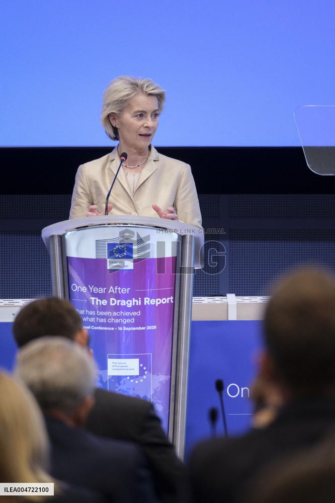 One Year After Draghi's Report Conference - Brussels