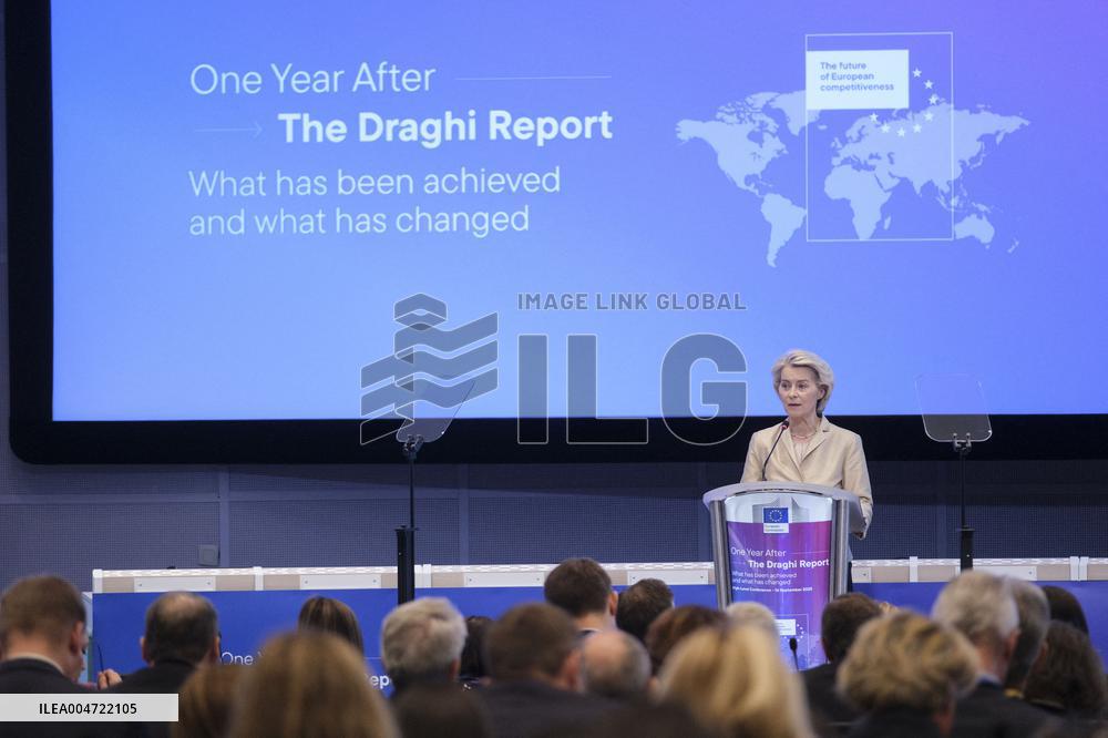 One Year After Draghi's Report Conference - Brussels