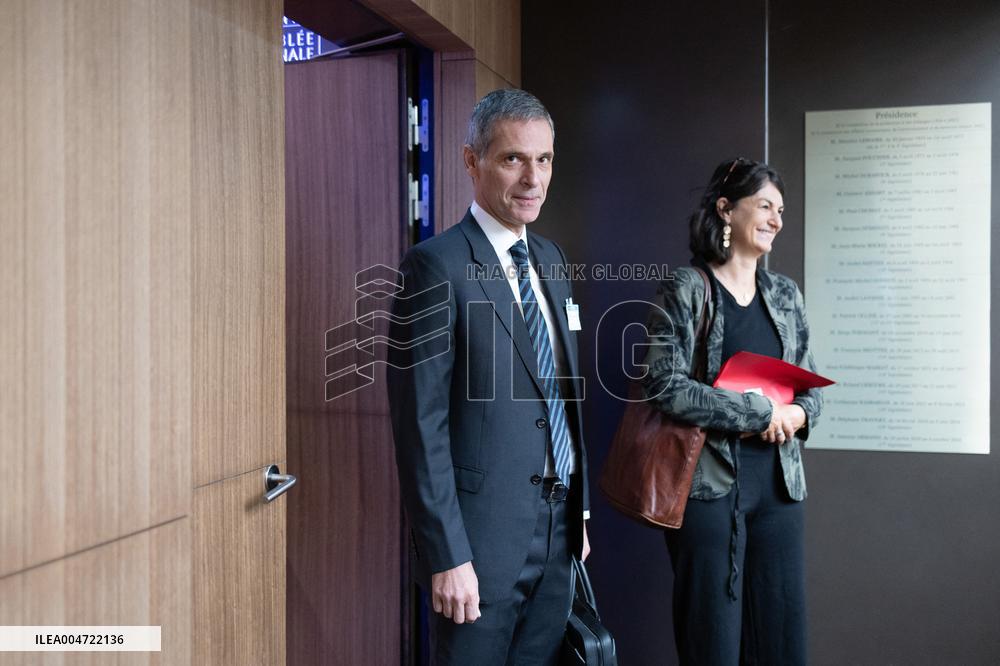 Hearing of Rodolphe Saade at the National Assembly - Paris